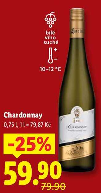 Chardonnay, 0,75 l