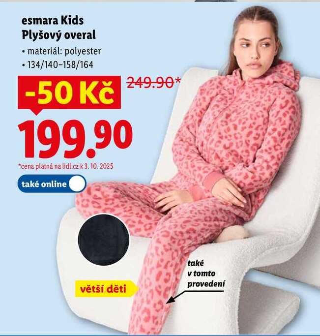 esmara Kids Plyšový overal 