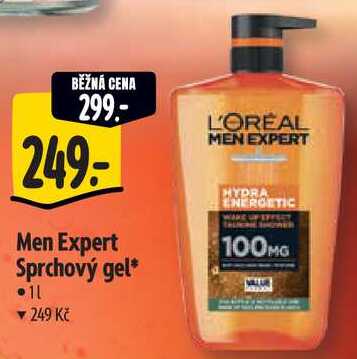 Men Expert Sprchový gel, 1 l