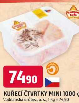 KUŘECÍ ČTVRTKY MINI 1000 g