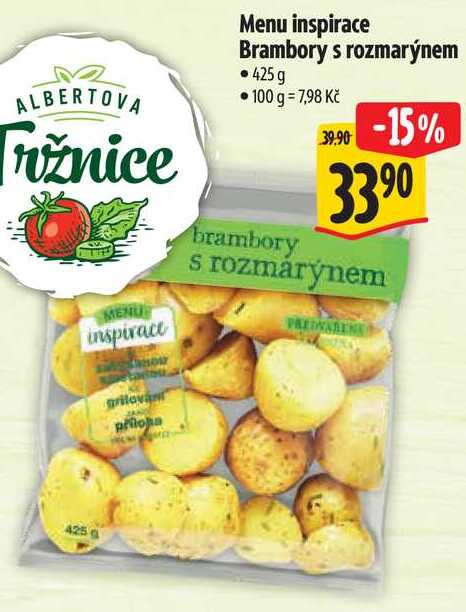 Menu inspirace Brambory s rozmarýnem, 425 g
