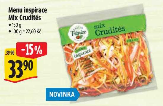 Menu inspirace Mix Crudités, 150 g