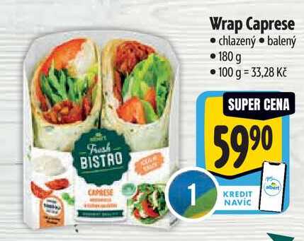 Wrap Caprese, 180 g