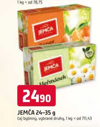 JEMČA 24-35 g čaj bylinný