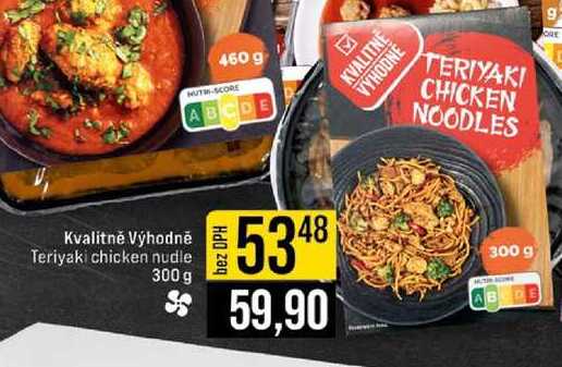 Kvalitně Výhodně Teriyaki chicken nudle 300 g  