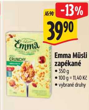 Emma Müsli zapékané, 350 g 