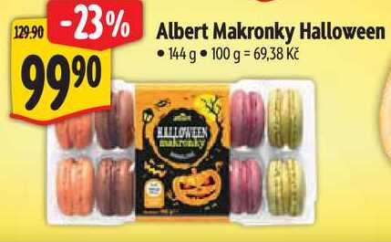 Albert Makronky Halloween, 144 g