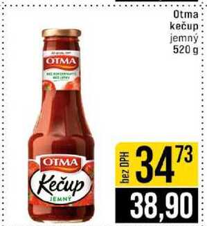 Otma kečup jemný 520 g