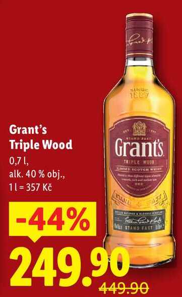 Grant's Triple Wood, 0,7 l