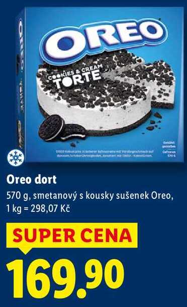 Oreo dort, 570 g