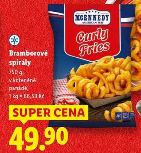 Bramborové spirály, 750 g