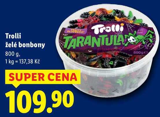 Trolli želé bonbony, 800 g