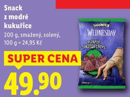 Snack z modré kukuřice, 200 g