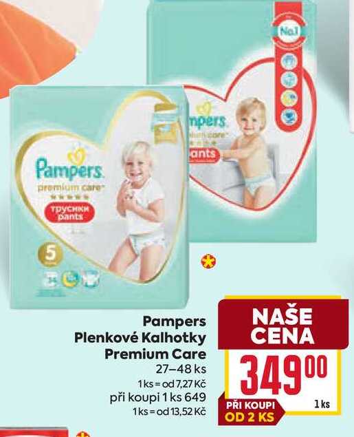 Pampers Plenkové Kalhotky Premium Care 27-48 ks