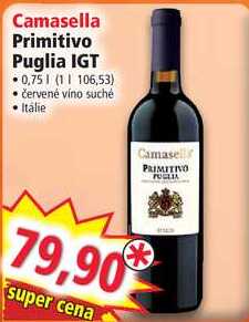 Camasella Primitivo Puglia IGT, 0,75 l