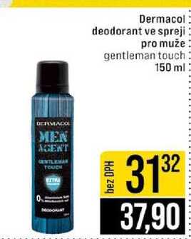 Dermacol deodorant ve spreji pro muže gentleman touch 150 ml 