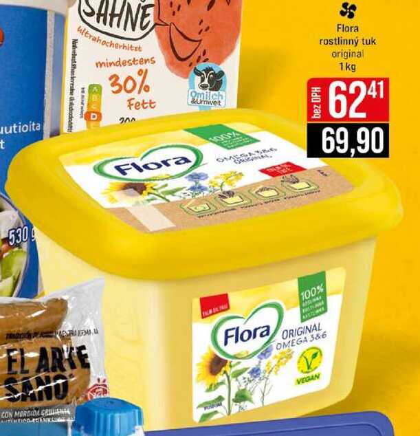 Flora rostlinný tuk original 1 kg