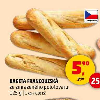 BAGETA FRANCOUZSKÁ, 125 g 