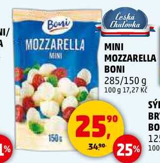 MINI MOZZARELLA BONI, 150 g