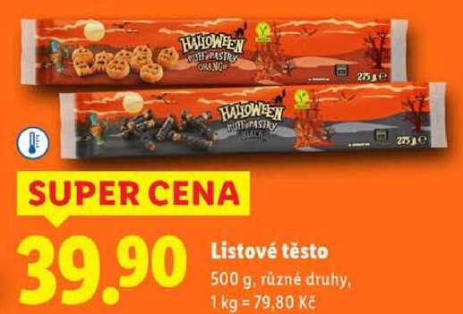 Listové těsto, 500 g
