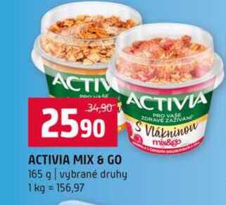 Activia mix a go 165 g