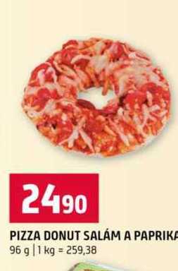 Pizza donut salám a paprika 96 g