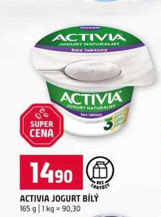 Activia jogurt bílý 165 g