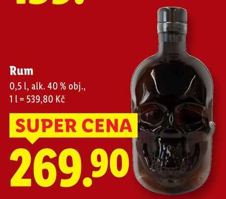 Rum, 0,5 l
