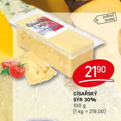 CÍSAŘSKÝ SÝR 30% 100 g