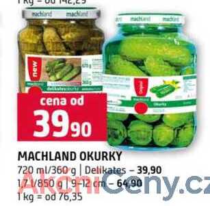 Machland okurky 360 g