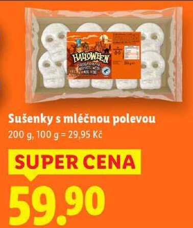 Sušenky s mléčnou polevou, 200 g