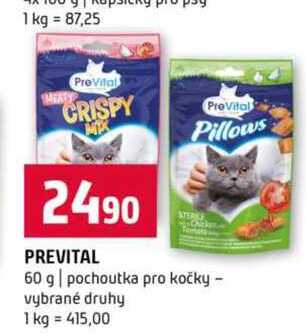 Prevital pochoutka pro kočky 60g