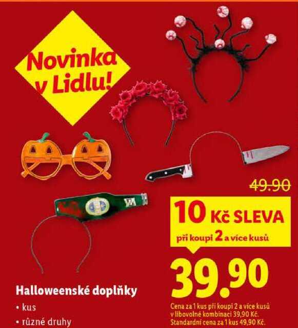 Halloweenské doplňky 