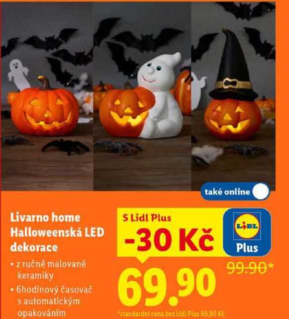 Livarno home Halloweenská LED dekorace 