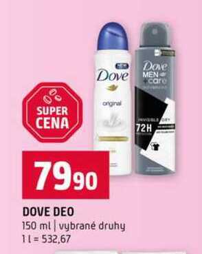 Dove deo 150 ml