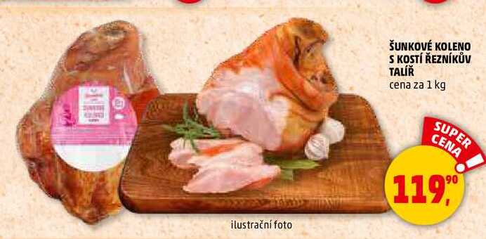 ŠUNKOVÉ KOLENO S KOSTÍ ŘEZNÍKŮV TALÍŘ, 1 kg