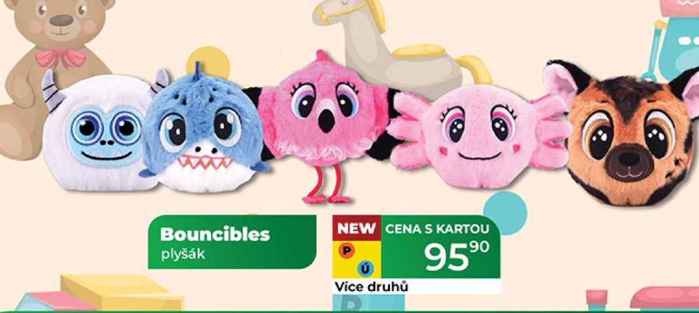 Bouncibles plyšák 