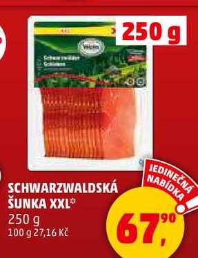 SCHWARZWALDSKÁ ŠUNKA XXL, 250 g 
