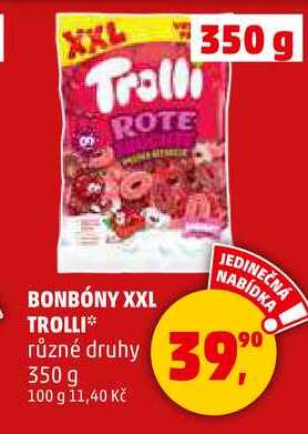BONBÓNY XXL TROLLI, 350 g 