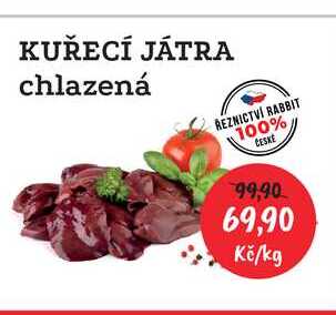 KUŘECÍ JÁTRA chlazená 1kg