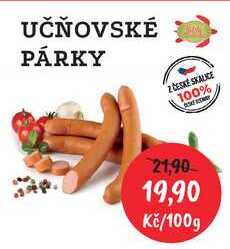 UČŇOVSKÉ PÁRKY 100g 