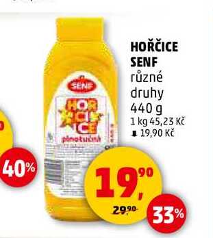 HOŘČICE SENF, 440 g 