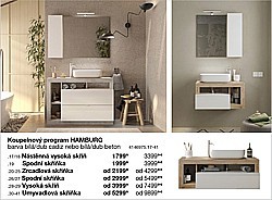 Koupelnový program HAMBURG  - Spodní skříňka