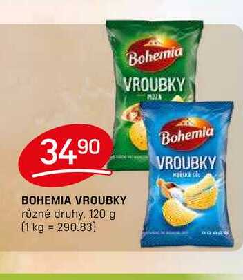 BOHEMIA VROUBKY různé druhy, 120 g