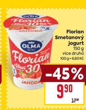 Florian Smetanový jogurt 150 g 