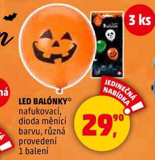 LED BALÓNKY, 1 balení 