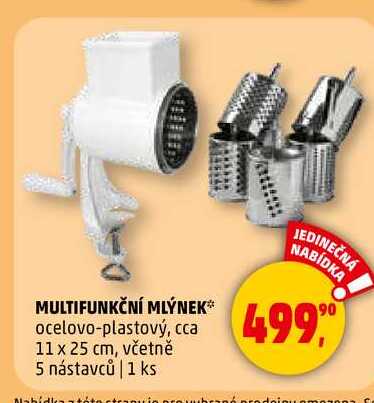 MULTIFUNKČNÍ MLÝNEK, 1 ks