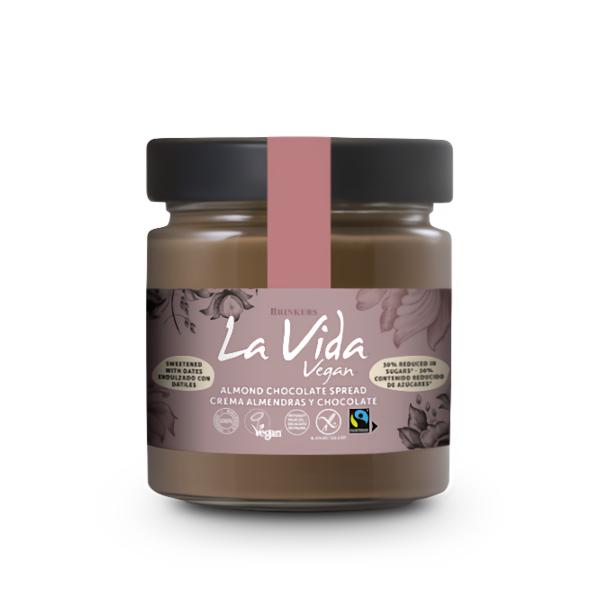 La Vida Vegan less sugar - mandlovo-čokoládová pomazánka