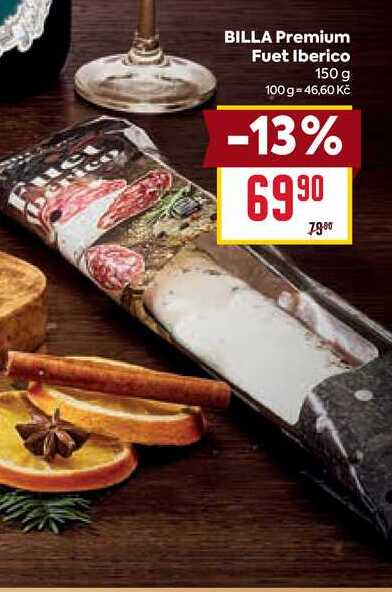 BILLA Premium Fuet Iberico 150 g
