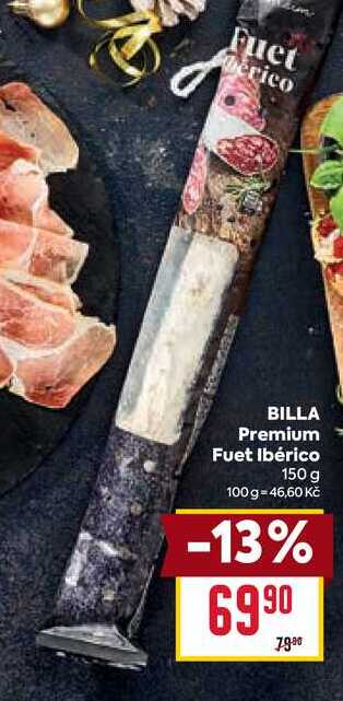 BILLA Premium Fuet Iberico 150 g 